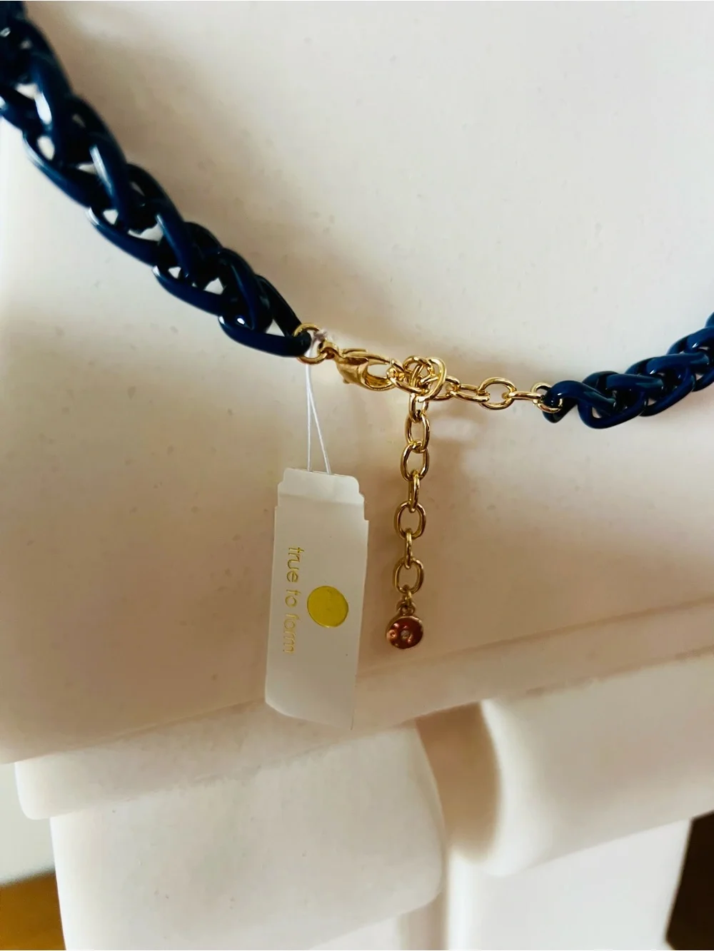 NWT True to Form Lobster Charm Statement Necklace Nautical Coastal